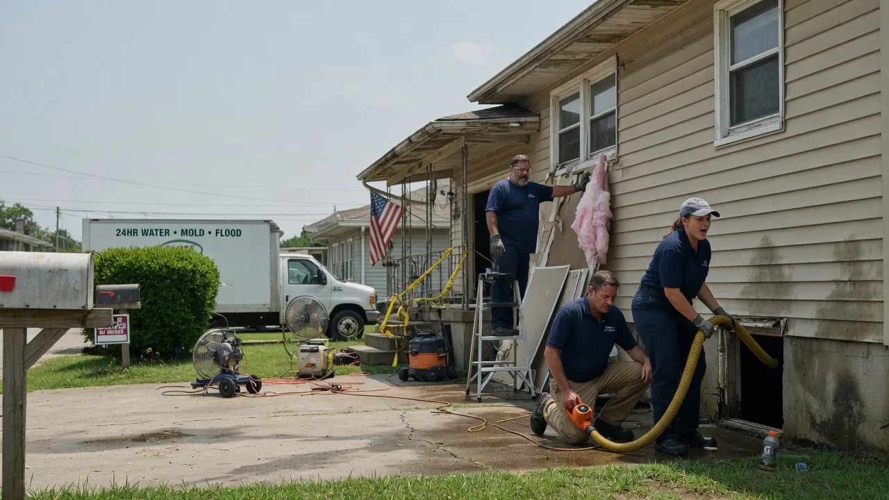 Water Damage Repair in Mcgraws, WV near me